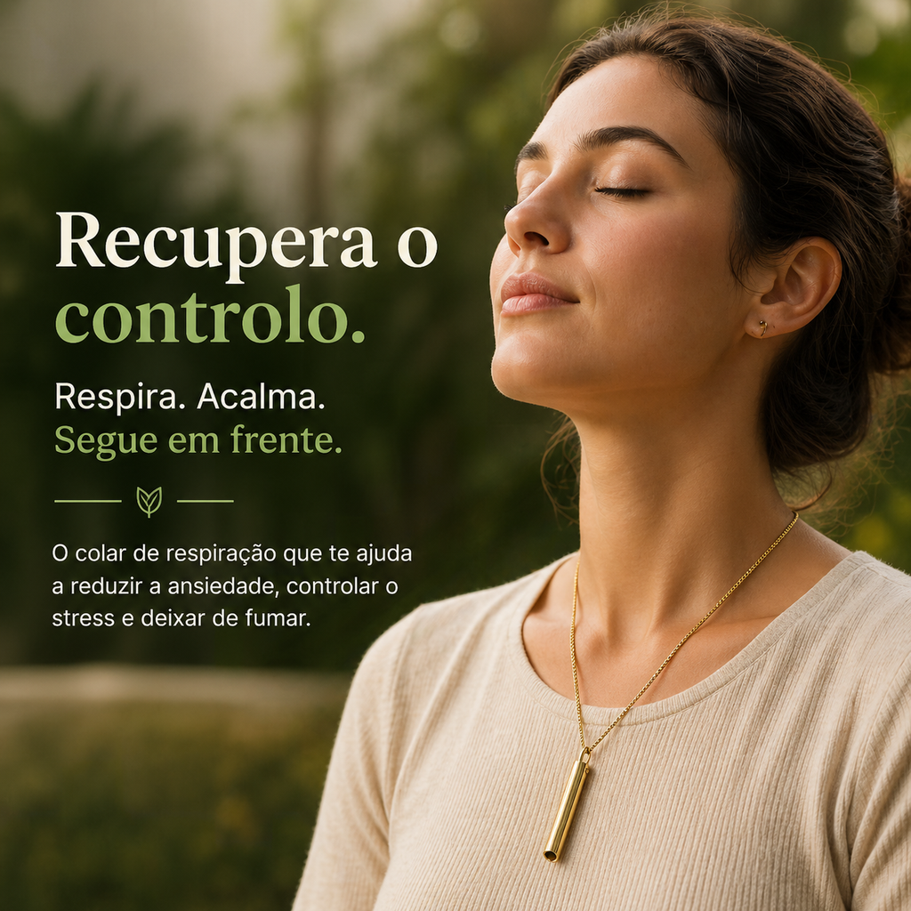 Colar de Respiração que te ajuda a acalmar em segundos